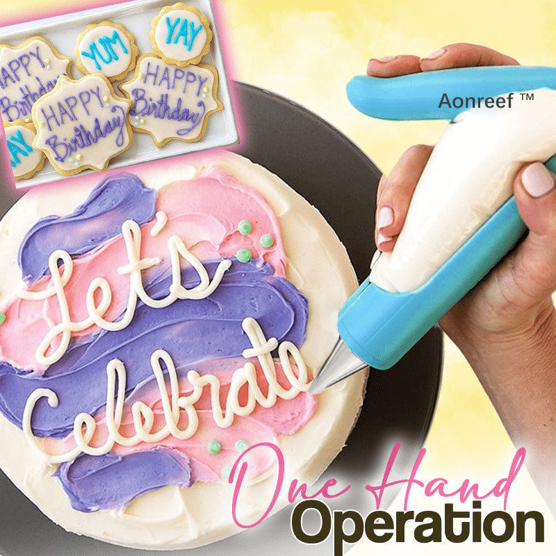 Aonreef™ Cake Decorating Piping Pen Tool and Nozzle Set