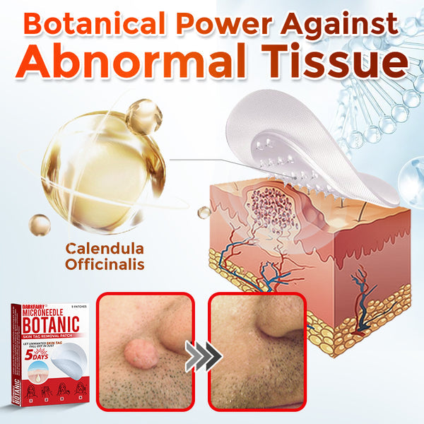 ✅👩⚕️ DarkFairy® MicroNeedle Botanic Skin Tag Removal Patch 🇺🇸 Made in the USA