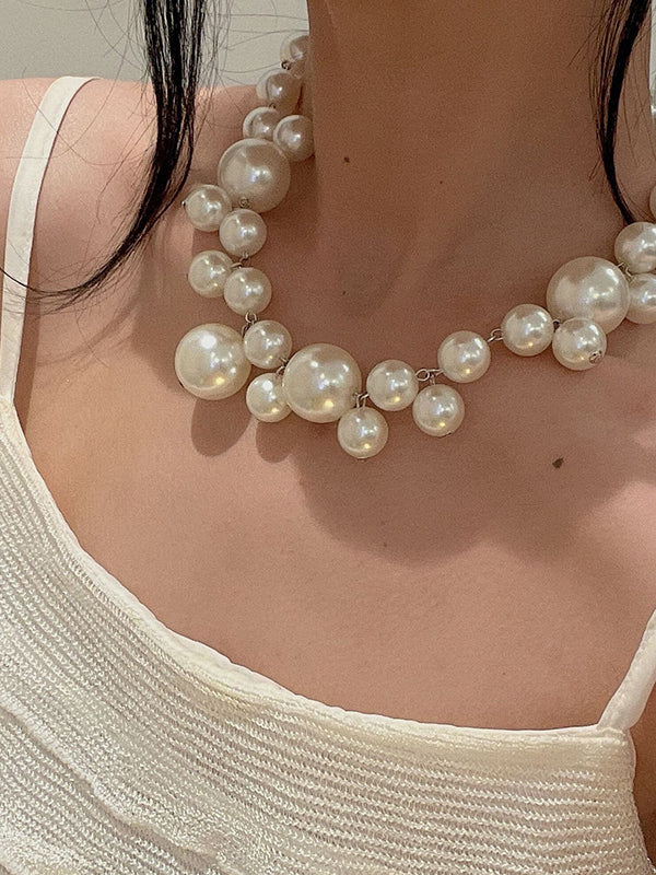 Temperament Statement Beads Necklace