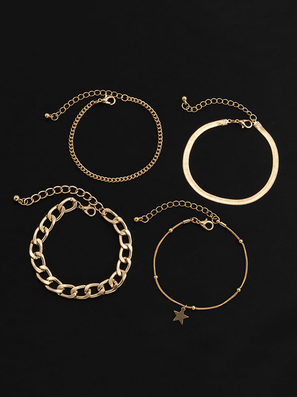 Chic Hip-Hop Punk Chains Bracelet