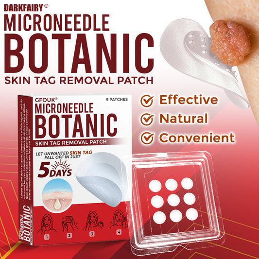 ✅👩⚕️ DarkFairy® MicroNeedle Botanic Skin Tag Removal Patch 🇺🇸 Made in the USA