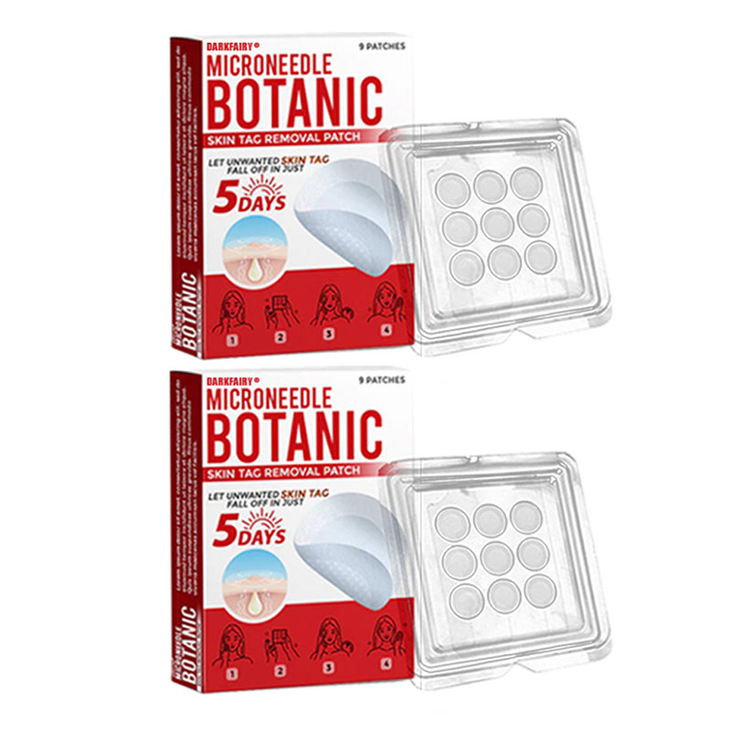 ✅👩⚕️ DarkFairy® MicroNeedle Botanic Skin Tag Removal Patch 🇺🇸 Made in the USA