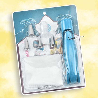 Aonreef™ Cake Decorating Piping Pen Tool and Nozzle Set