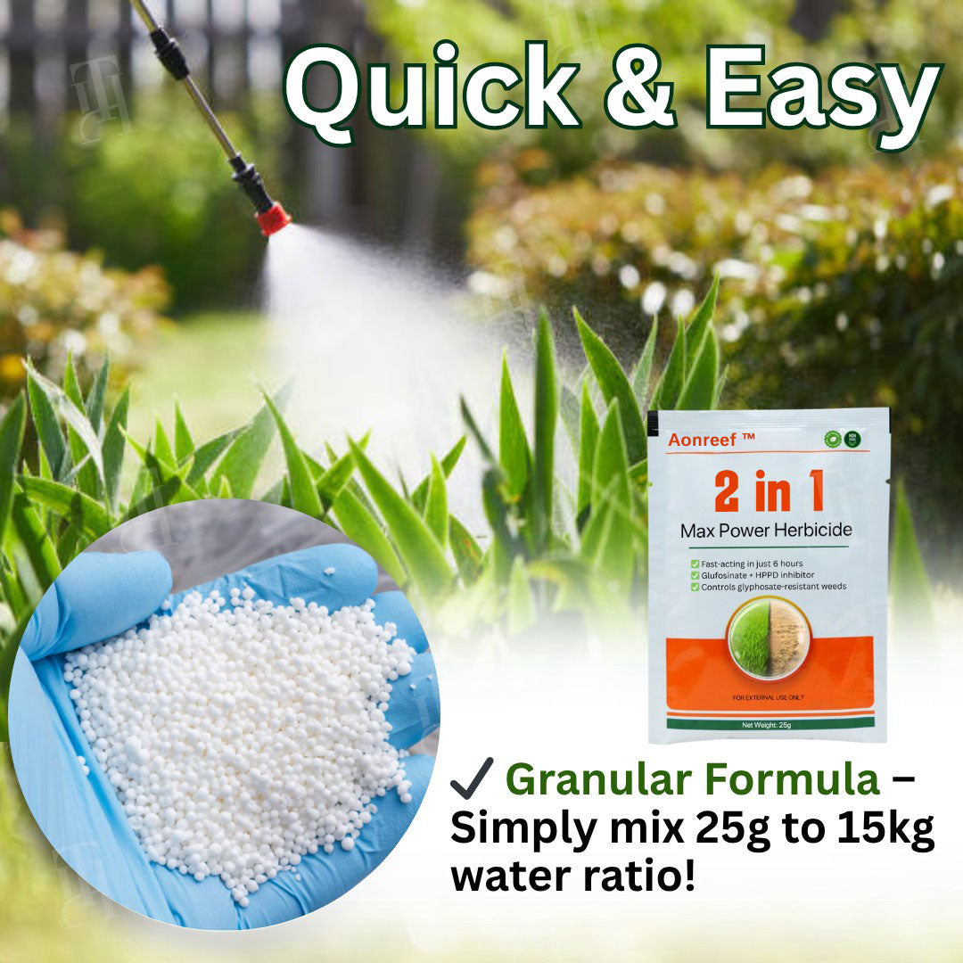 Official Store:Aonreef™ 2 in 1 Max Power Herbicide - 6-Hour Action – No more waiting