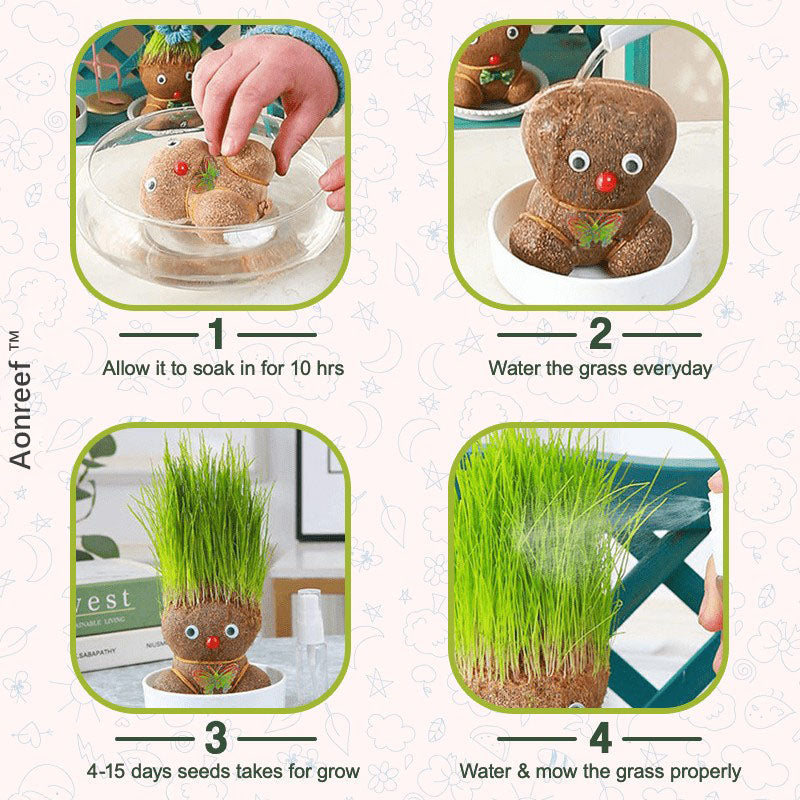 Aonreef™ Grass Head Doll