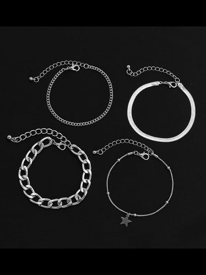 Chic Hip-Hop Punk Chains Bracelet