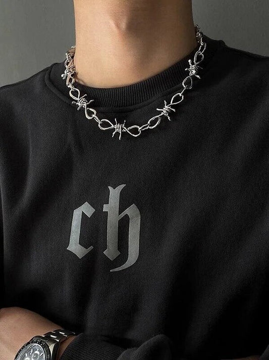Silver Wire Necklace