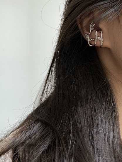 Elegant Statement Alloy Leaves 1 Piece Single Earring