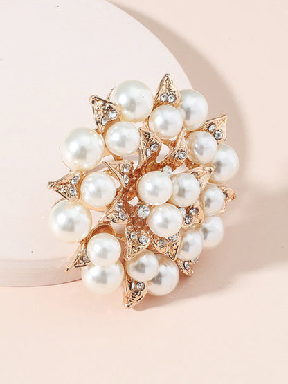 Original Vintage Statement Beads Ring
